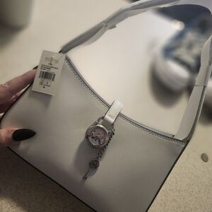 Michael Kors White Shoulder Bag